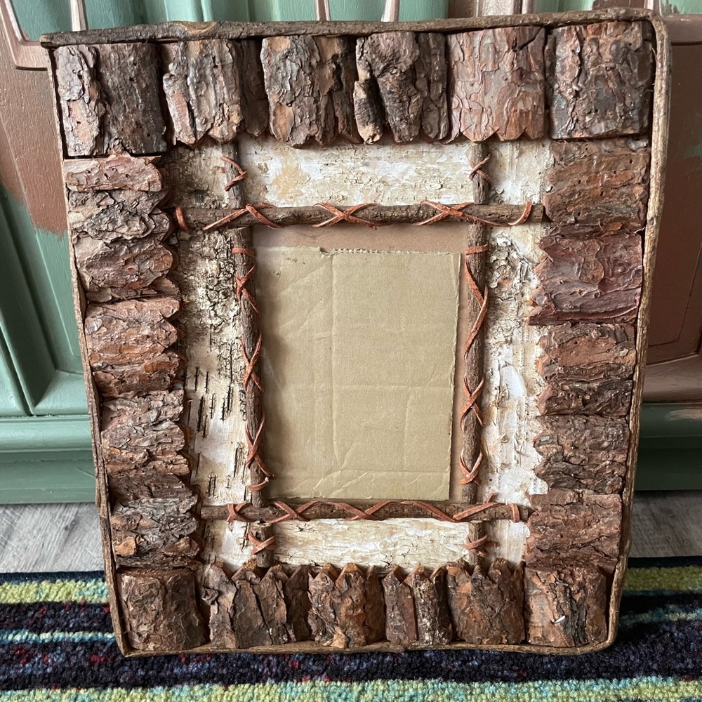 VNTG rustic photo frame
